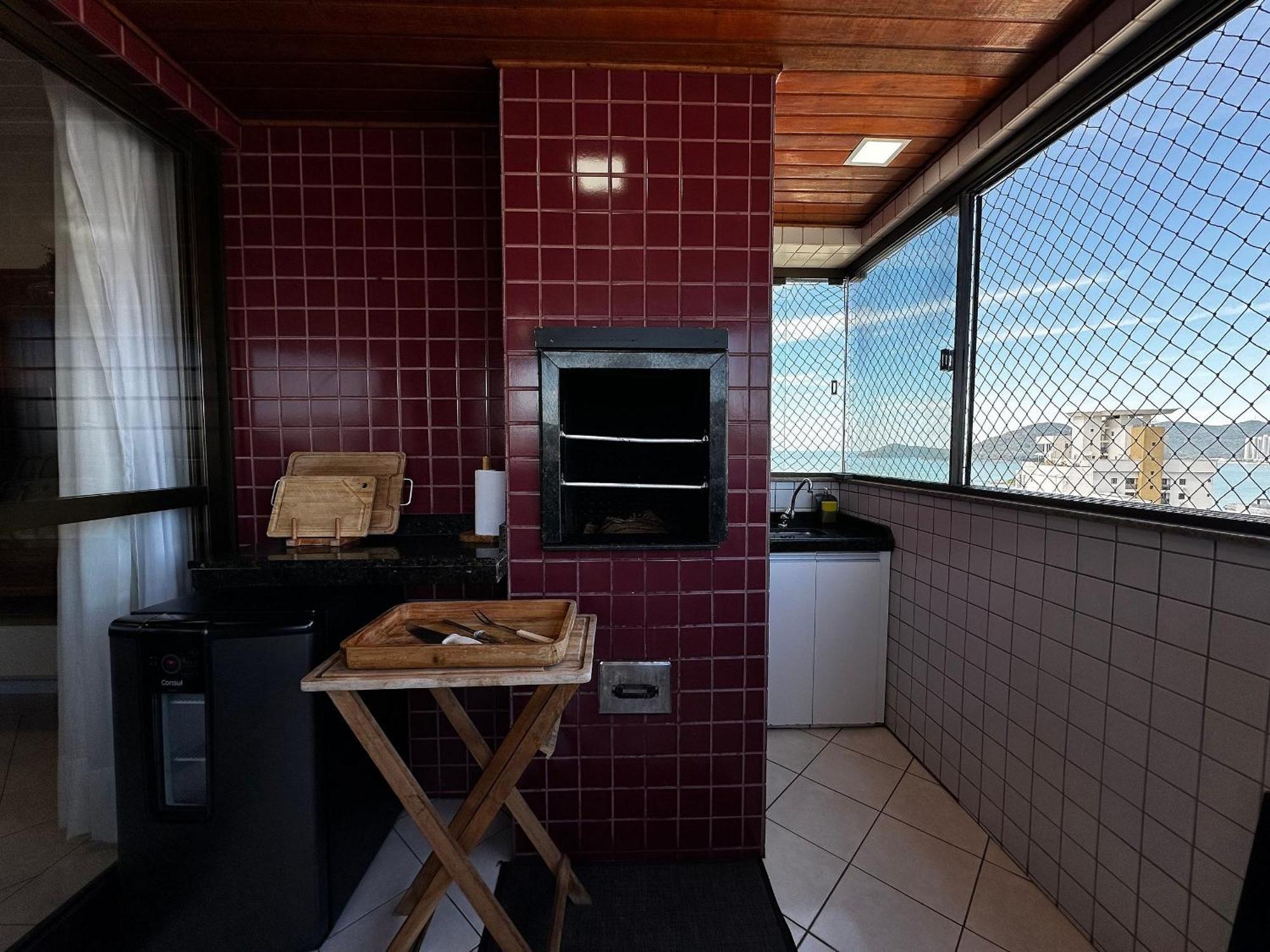 Ct01- Vista Mar| Telas Protecao| Churrasq, Garagem บัลเนอาริโอ กังโบริว ภายนอก รูปภาพ